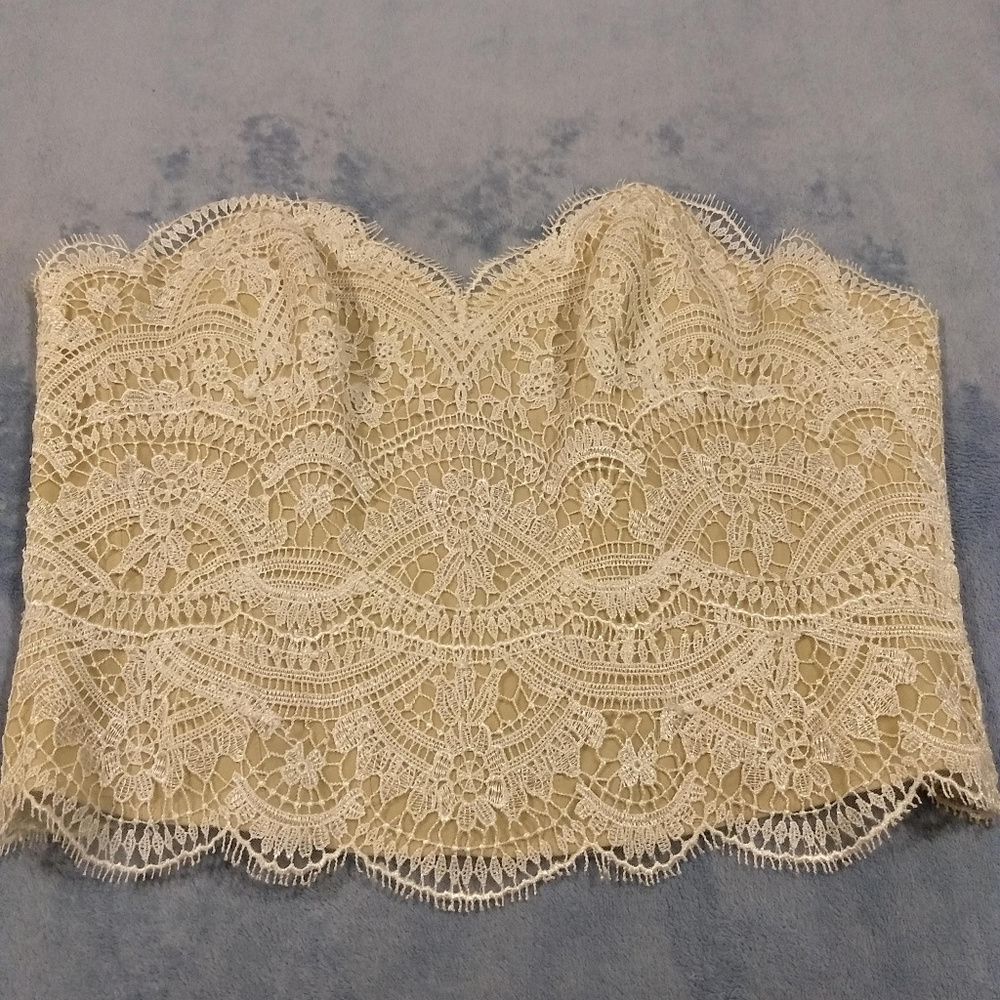 Cream Lace Corset